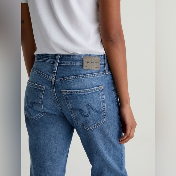 AG Denim blue Ex-Boyfriend AG-Ed™ Slouchy Slim ankle jeans - size 30 W 28 L NWOT - Picture 7 of 8